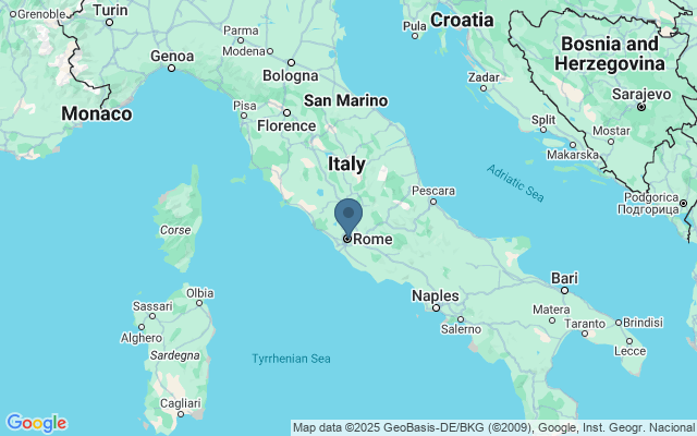 Kaart met locatie De stad Rome